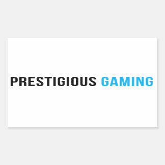Prestigieuze gaming sticker