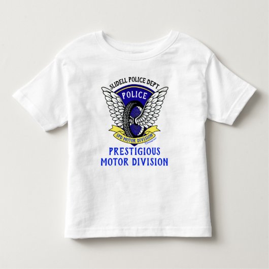 Prestigieuze motorpeuter kinder shirts (Voorkant)
