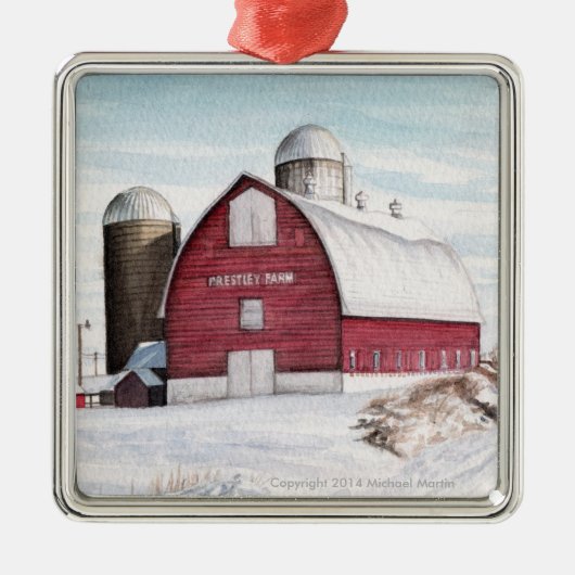 Prestley Barn Ornament (Voorkant)