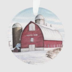 Prestley Barn Ornament