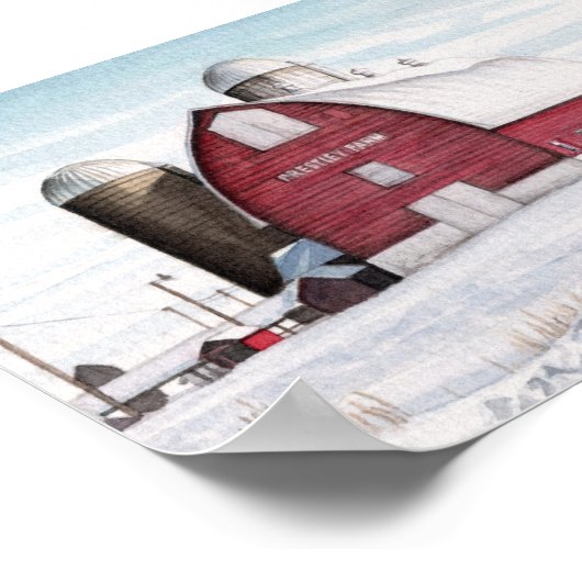 Prestley's Barn Poster (Hoek)