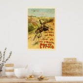 Presto Fietsposter Poster (Keuken)