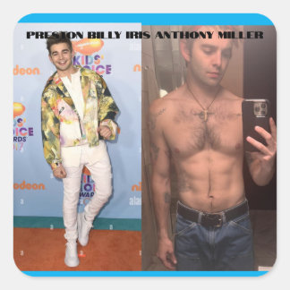 Preston Billy Iris Anthony Miller Sticker