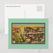 Preston Gardens Baltimore MD Briefkaart (Voorkant / Achterkant)