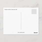 Preston Gardens Baltimore MD Briefkaart (Achterkant)