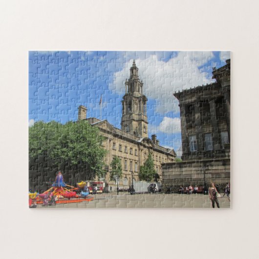 Preston stadscentrum. legpuzzel (Horizontaal)