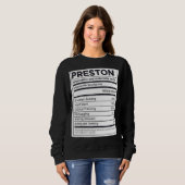 Preston Voeding Informatie Probleem Oplossen Hard Trui (Voorkant volledig)