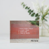 Prestwich briefkaart (Staand voorkant)