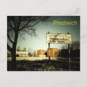 Prestwich - Het leegmaken van honden is niet toege Briefkaart
