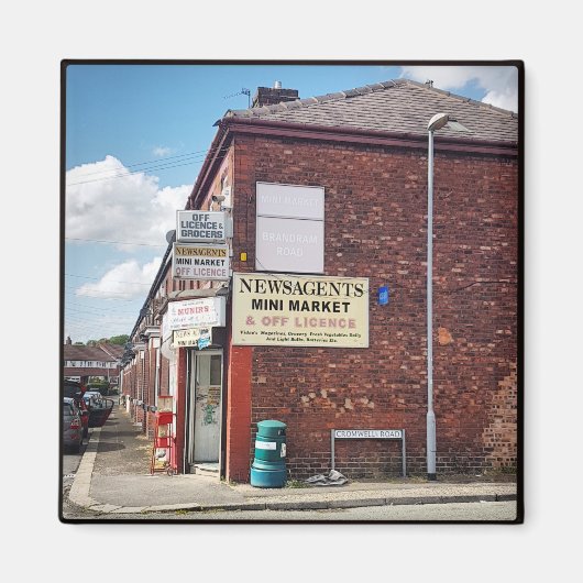 Prestwich - Munir's Mini Market Magnet (Voorkant)