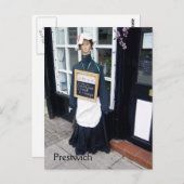 Prestwich Tea Maid Briefkaart (Voorkant / Achterkant)