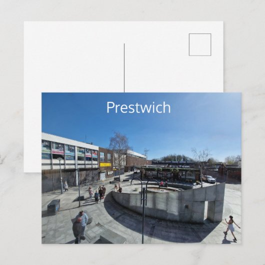 Prestwich Village Briefkaart (Voorkant / Achterkant)