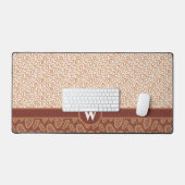 Pret Amoeba-vormen met monogram Bureaumat (Keyboard & Muis)