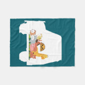 Pret auto fleece deken (Voorkant (Horizontaal))