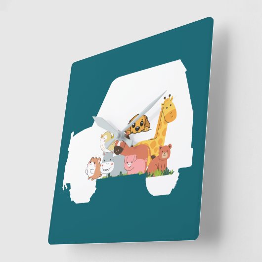 Pret auto vierkante klok (Hoek)