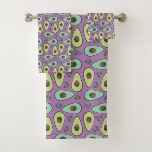 Pret Avocado Helft Groene Patroon Bad Handdoek (Insitu)