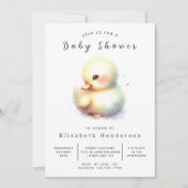 Pret Baby Shower met digitale eend Kaart (Voorkant)