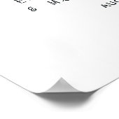 Pret Bruidegom Rustieke Trouw Uitnodiging Stokfigu Poster (Hoek)