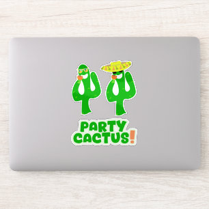 Pret Cactus Set Stickers Leuk Feestje