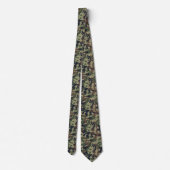 Pret camo – Woodland groene camouflage Stropdas (Achterkant)