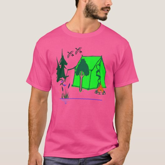 pret camp grappig t-shirt (Voorkant)