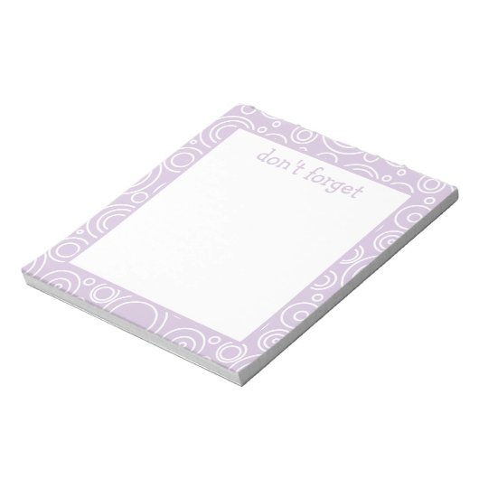 Pret cirkelpatroon notitieblok (Linkerzijde)