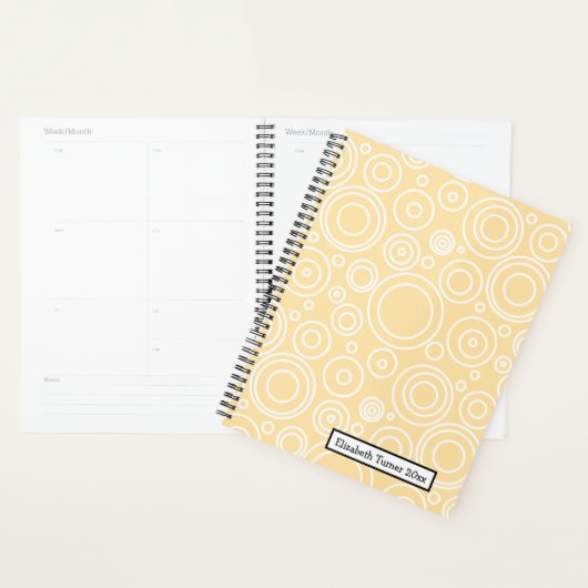 Pret cirkelpatroon planner (Display)