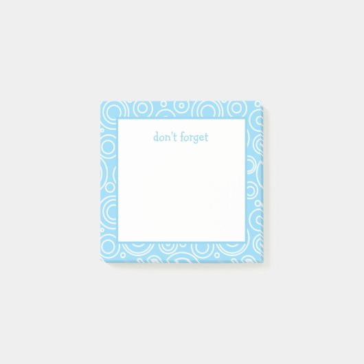 Pret cirkelpatroon post-it® notes (Voorkant)