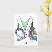 Pret Dokter Witte Labjas Kostuum Halloween Dokter Kaart (Gele Bloem)