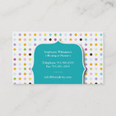 Pret en Capricieuze Polk een Visitekaartje van de (Achterkant)