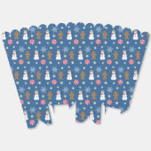 Pret en Fantasie Kerstpopcorn Bedankdoosjes (Ongevouwen)