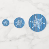 Pret en Fantasie Sneeuwvlok Confetti (Achterkanten)