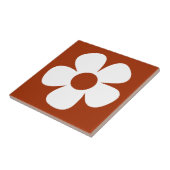 Pret en funky 60s 70s retro bloem tegeltje (Zijkant)