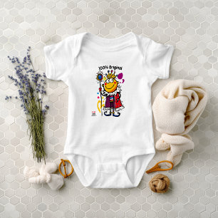 Pret en Kleurige Koning Emoji Peuter Romper