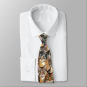 Pret Fun Cat Print - Perfect voor Kattenliefhebber Stropdas (Gebonden)
