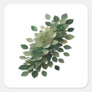 Pret Fun Groene GROENE BLADEREN Sticker