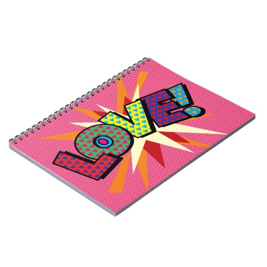 PRET Fun Retro Strips Pop Art Notitieboek (Linkerzijde)