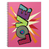 PRET Fun Retro Strips Pop Art Notitieboek (Voorkant)
