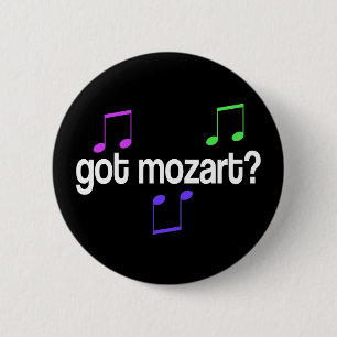 Pret Geworden Mozart Ronde Button 5,7 Cm