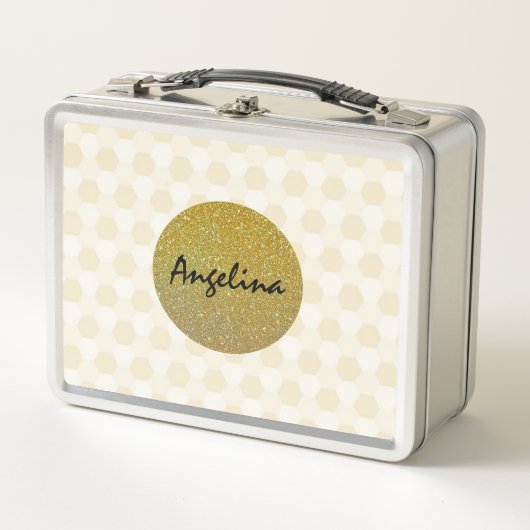 Pret goud en beige glitters (Voorkant)