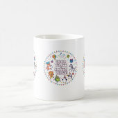 Pret & Grappig Vakantie Vector T-shirt Magische Mok (Center)