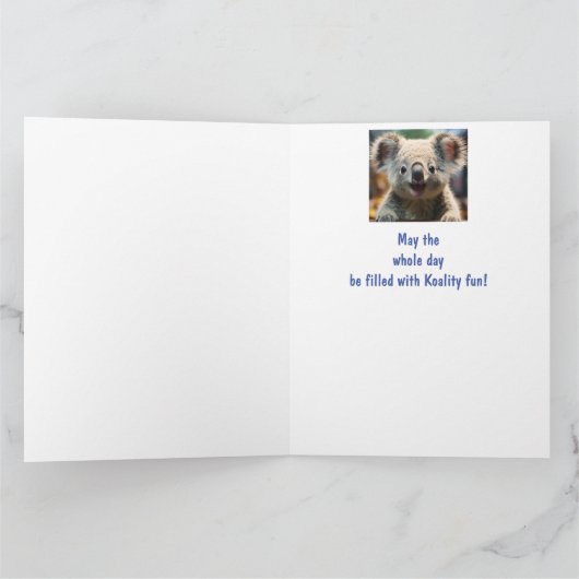 Pret Humor Kangoeroe Kwaliteit Pret  Kaart (Binnen)