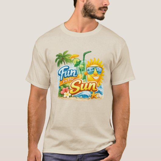 PRET IN DE ZON T-SHIRT (Voorkant)