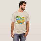 PRET IN DE ZON T-SHIRT (Voorkant volledig)