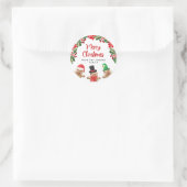 Pret Kerst Holly Sticker (Tas)