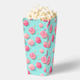 Pret & Kleurrijke Blauwe en Roze Lolly's Bedankdoosjes
