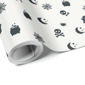 Pret leuk Halloween-cadeauverpakkings papier (Rol Hoek)