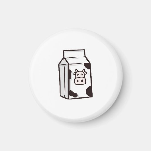 Pret magnet, koe karton, melkkarton magneet (Voorkant)