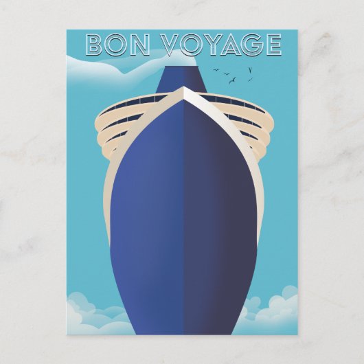 Pret met reis briefkaart (Voorkant)