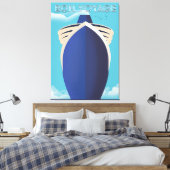Pret met reizen canvas afdruk (Insitu (Slaapkamer))